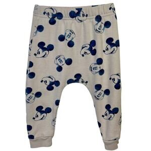 Disney Baby Mickey Mouse Print Pants 24M - Cotton & Polyester Blend